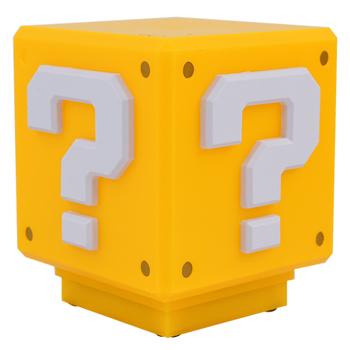 Luminária Super Mario Bros Interativa, Bloco Interrogação - Daliked