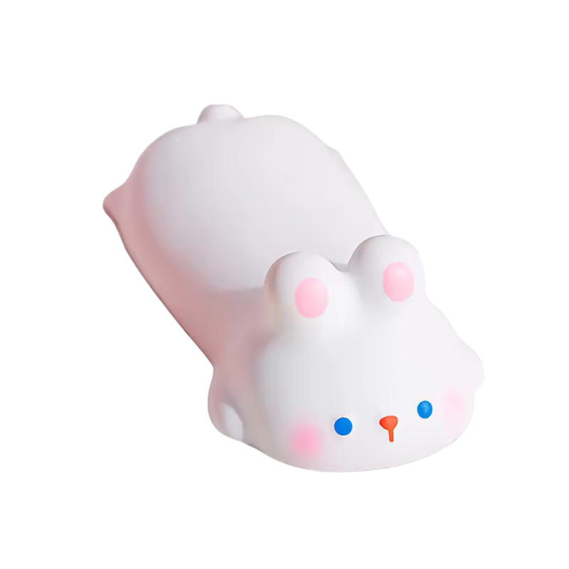 Suporte de Descanso de Pulso Para Teclado e Mouse, Antiestresse, Squishy Coelhinho