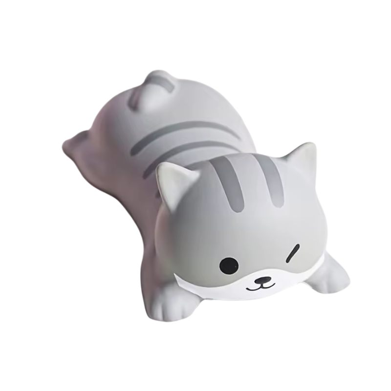 Suporte de Descanso de Pulso Para Teclado e Mouse, Antiestresse, Squishy Gatinho
