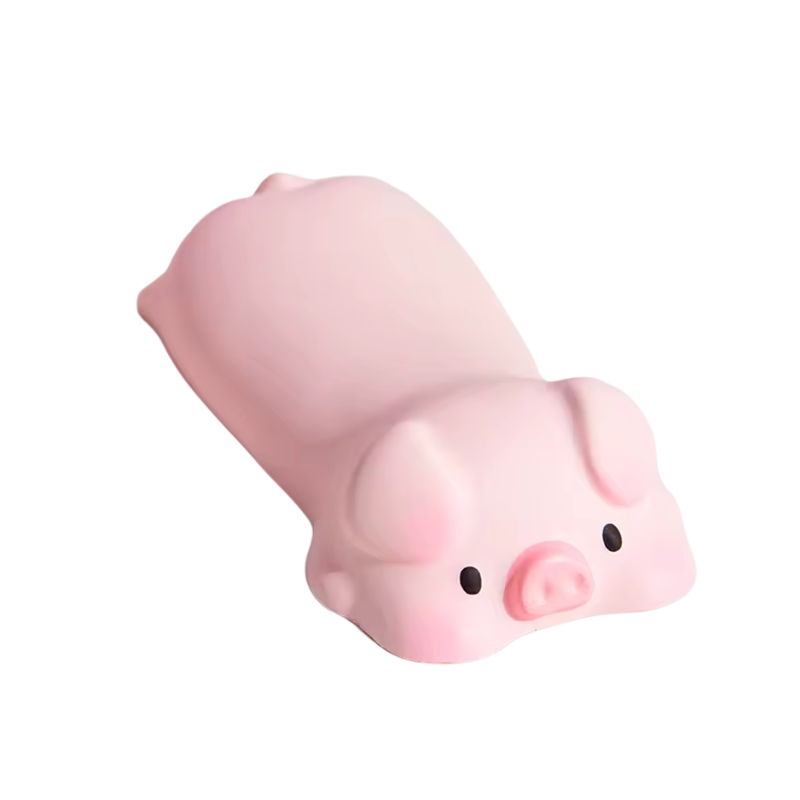Suporte de Descanso de Pulso Para Teclado e Mouse, Antiestresse, Squishy Porquinho