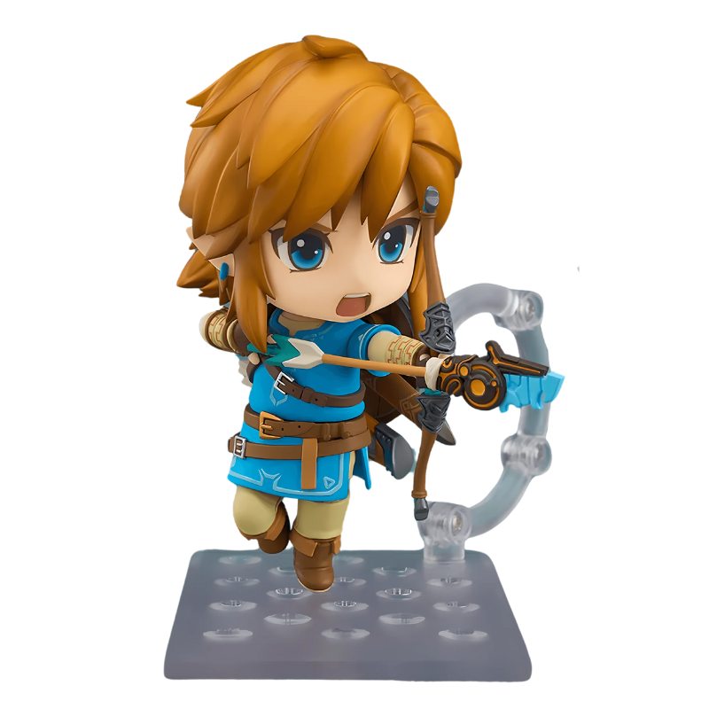 Action Figure Chibi do Link, The Legend of Zelda Breath of The Wild, Versão 733