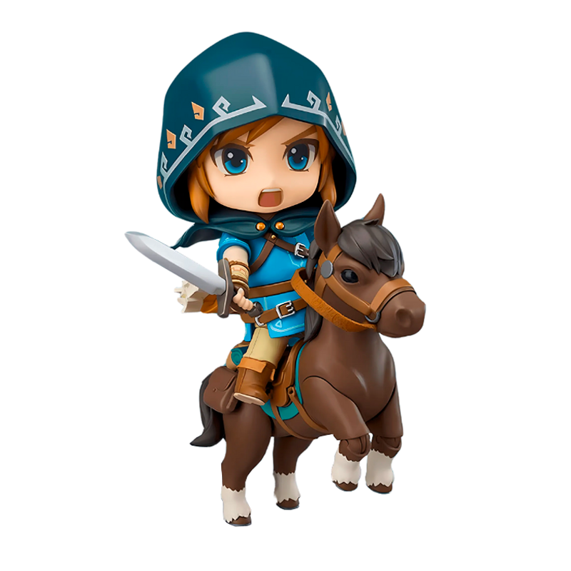 Action Figure Chibi do Link, "The Legend of Zelda: Breath of The Wild", Versão 733-DX