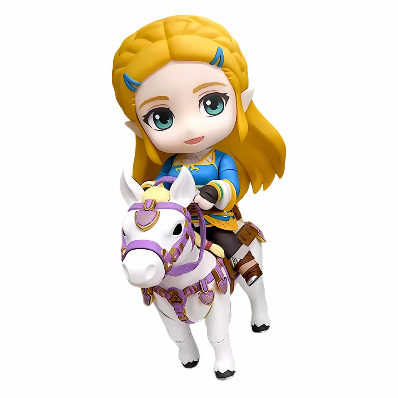 Action Figure Chibi Princesa Zelda, "The Legend of  Zelda Breath of The Wild", Versão 1212-DX