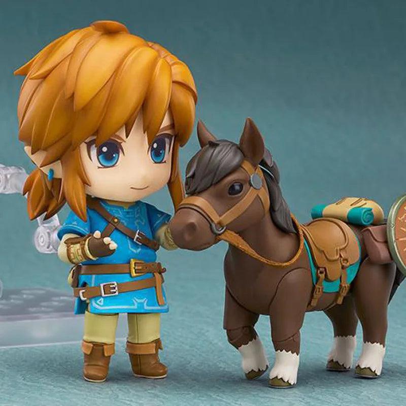 Link Chibi Action Figure, "The Legend Of Zelda Breath Of The Wild" Versão 733 e 733-DX - Daliked