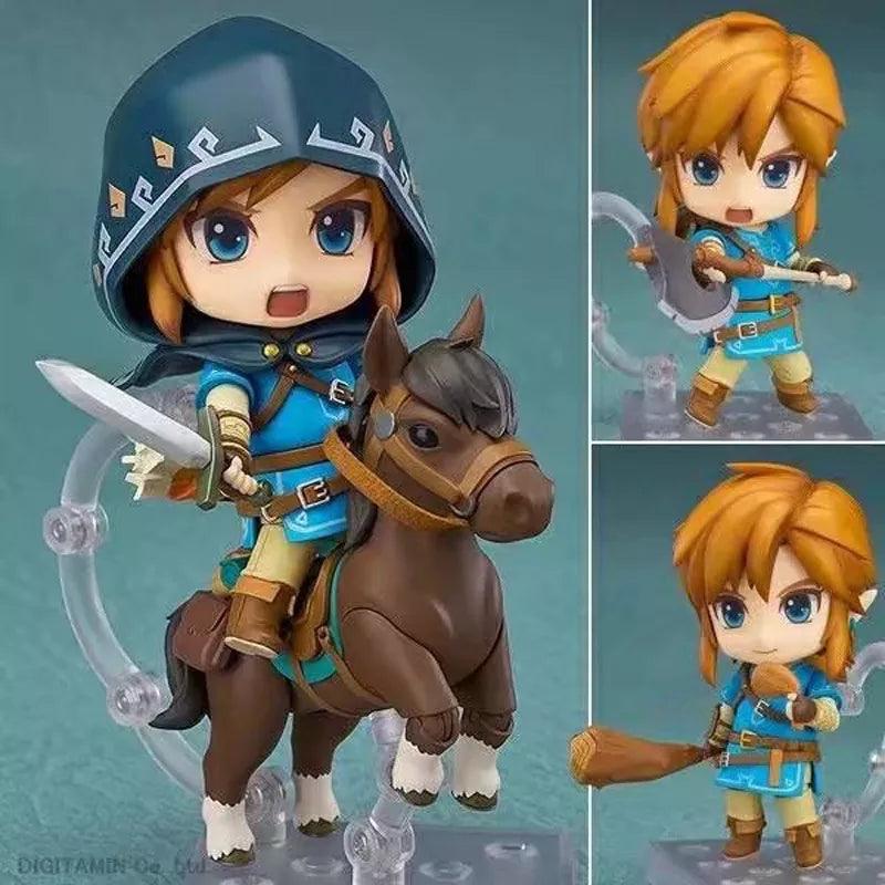 Link Chibi Action Figure, "The Legend Of Zelda Breath Of The Wild" Versão 733 e 733-DX - Daliked