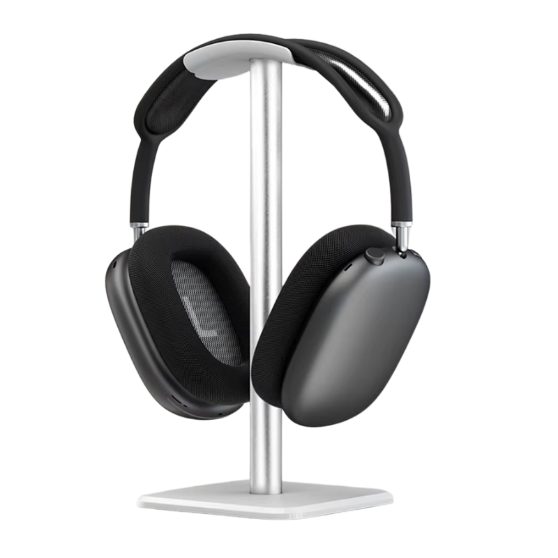 Suporte de Headset/Fone de Ouvido Prata, Liga de alumínio