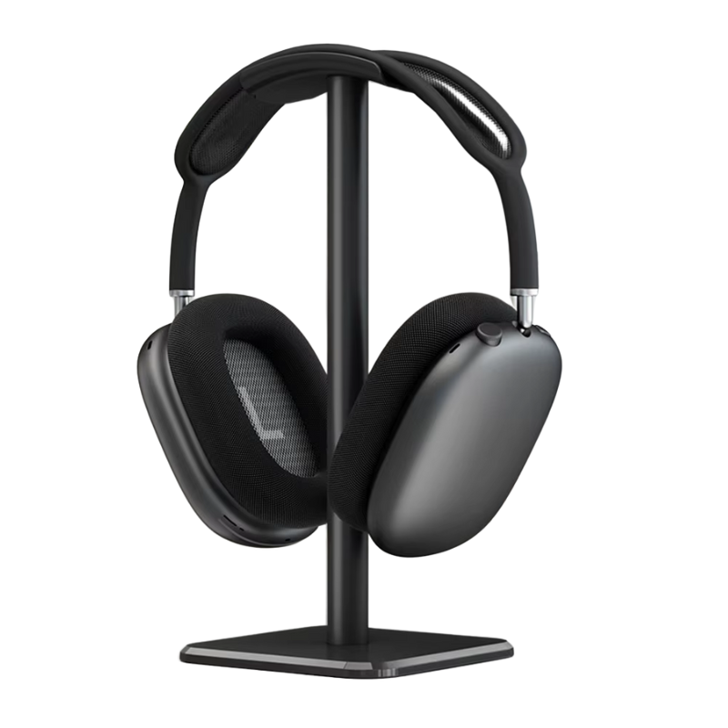 Suporte de Headset/Fone de Ouvido Preto, Liga de alumínio